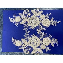 Gyöngyös páros csipke AC22355