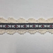 Pamut díszítő szalag 3 cm