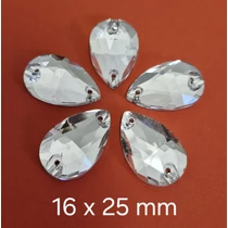 16 x 25 mm varrható üveg díszítő kövek