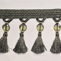 Függöny rojt (bojtos) zöld 12 cm