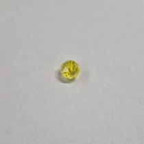 Fűzhető üveggyöngy sárga