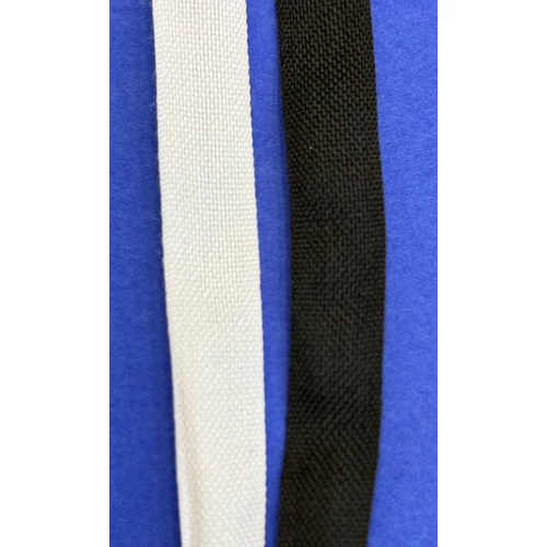 13mm Danubia szalag fekete-fehér