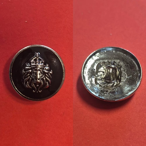 Alulvarrós fém gomb 36-os méret