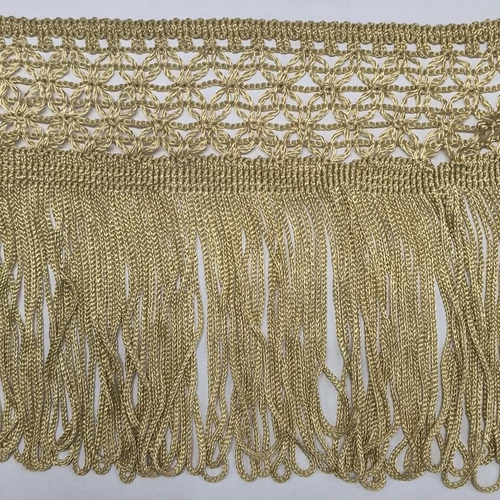 Dekorációs rojt arany 15 cm - kifutó termék