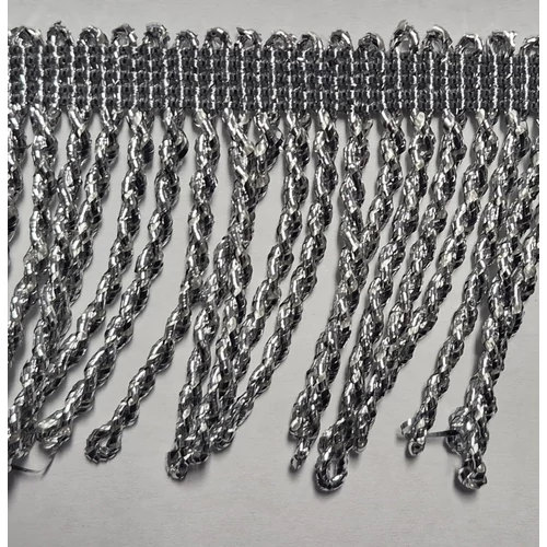 Sodrott rojt ezüst 5 cm